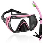  Professional Snorkeling Snorkel Diving Scuba Package Set With Anti-fog Coated 
