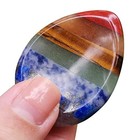 Sharkooo Chakra Worry Stone  Anxiety Relief Items  Crystals And Healing Stone   