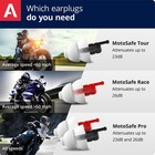 Alpine Motosafe Pro - Premium Motorcycle Ear Plugs For Wind Noise Reduction -   