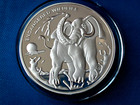 Congo 10 Franc Elephant  2007 Silver