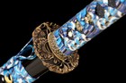 Razor Sharp Katana 1095 Steel Gold Blade  Japanese Samurai Full Tang Sword