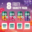 Zevia Zero Sugar  Caffeine-free Fruity Variety Soda  12 Fl Oz  8 Pack Cans