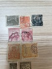 Lot Of 16 Vintage Stamps Barbados Brazil Colombia El Salvador Guatemala Peru Etc
