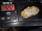 Native Gold Silver Electrum Crystalline Quartz Display Specimen 42g Usa Ga 