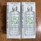 Pack 2-biotrue Hydration Plus Contact Lens Solution  Lens Case Included  10oz Ea