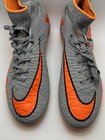 Size 6y Htf Nike Hypervenom Phantom Ii Fg Jr 747215-080 Orange Gray New Rare 