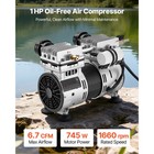 Uimoso Pond Aerator For Lakes Up To 3 Acres  6 7cfm  1 Hp Air Compressor  745w