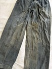 Vintage 1950s 50s Distressed Western Pants Blue Corduroy Youth 24x25