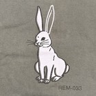 Vintage R e m  1999 Up Tour Rabbit Tee Olive Green Rem   033 Modified Stained