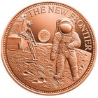 1 Oz  Highland Mint Copper Round  999 Fine - New Frontier - Tube Of 20