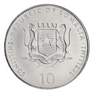 Somalia 10 Shillings  2000  Km  93  Mint