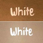 White Reflective Paint - 4 Oz - High-visibility  Reflective  Paint Solution  Out