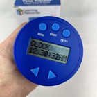 Learning Resources Ler6900 Time Tracker Visual Timer clock - Tested   Works 