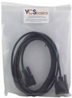  Black Db9 9 Pin Serial   Rs232 Male female Extension Cable    10 Ft