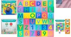 Kids Alphabet Floor Play Mat  36 Tiles  Numbers  Abc  