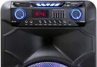 Dolphin Sp-1500rbt 15  Loud Bass Rechargeable Bluetooth Party Speaker With Light
