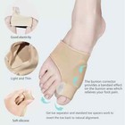 2pcs Big Toe Bunion Splint Straightener Corrector Foot Pain Relief Hallux Valgus