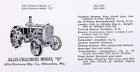 Allis Chalmers U Uc Tractor Service Repair Manual Technical Shop Book