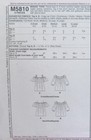 Mccalls 5810 Womens L-xl 16-22 Plus Sz Pullover Peasant Top Blouse Pattern Uncut