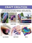 10 Color Jars Chameleon Mica Powder Epoxy Resin Color Shift Changing Powder