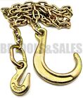 5 16  X 8  Transport Tow Chain 8  J-hook   Grab Hook G70 Car Wrecker Truck Tie