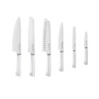 Smeg 7-piece Knife Block Set Stainless Steel Multicolor
