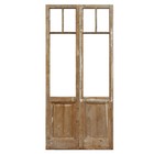 Pair Of Salvaged 43  French Double Doors  Early 1900 s  Ned2160
