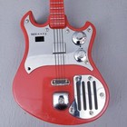 Vintage Transistor Radio Lf-390 Red Electric Guitar W  Stand Franklin Creative
