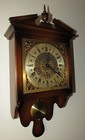 Vintage W  Haid German Quarter Hour Westminster Chime Wall Clock
