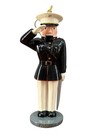 Vtg 2001 Us Marine Corps Nutcracker Christmas Ornaments Bradford Edition Set 3