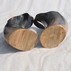 Medieval Viking Drinking Tankard Horn Mug - Set Of 2 Beer Mead Wine Glasses Xmas