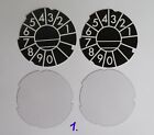 Automatic Electric Telephone Dial Number Cards  Ae Monophone Dial Cards