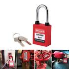 Lockout  Locks Safety Padlocksteel Shackle Solid Compact Insulated