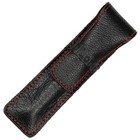 Full Grain Leather Single Pen Case Holder Pouch Pencil Organizer  buffalo Bla   