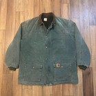 Vintage Carhartt Chore Coat Men s Xl Tall C08htg Hunter Green