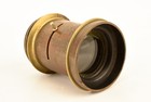 The D h Hogg Co  No 4 266mm F 8 Laurie Rapid Rectilinear 8x10 Brass Lens V27