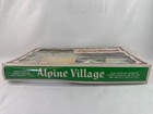 Vintage Alpine Village Lighted Christmas Set 10-piece Cottages   Cathedral Used