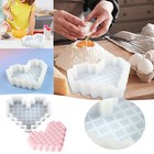 Pixel Heart Cake   Dessert Form   Ideal For Valentine s Day   Double Seventh