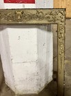Antique Ornate Cast Iron Floral Scroll Victorian Fireplace Surround 32 5 X 24 5   