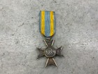 Ww1 Era Imperial German Pussian Golden Merit Cross With Ribbon