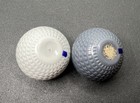 United Airlines Polaris Plastic Globe Salt   Pepper Shaker Set White   Gray Pair