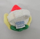 Vintage Eden Terry Cloth Clown Plush Rattle Wristlet Baby Lovey Stuffed Toy Mini