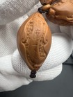 China Olive Dentoliva Hand Carved Between One Thought Bracelet                                  
