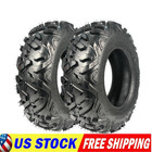 Set Of 2 25x8-12 Atv Tires 25x8x12 Utv All Terrain Tyres Heavy Duty 6ply 25-8-12