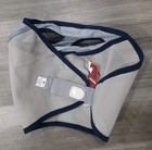 Nwt Defender Horse Fly Mask No Ears Gray   Navy Size Medium 