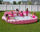 Member s Mark Oversized Inflatable Pool Sofa Pink Lounge Float 2026