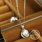 Exquisite 925 Sterling Silver Minimalist Freshwater Pearl Pendant Necklace