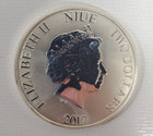 2017 Niue  2 Star Wars Darth Vader 1 Oz  999 Fine Silver Coin