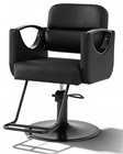 All Black Heavy Duty Hydraulic Barber Chair Salon Beauty Spa Stylist Equipment