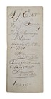 Antique 1861 Marriage License Certificate Hunt County Texas Embossed Seal